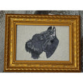 Giant Schnauzer machine embroidered with your choice of frame!