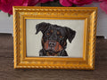 Rottweiler Machine Embroidered Art