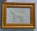 Labrador Retriever Machine Embroidered Framed Art | Tabletop Decor