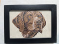 Pointer Machine Embroidered Art | Framed Dog Breed Décor