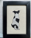 Jack Russell Terrier Machine Embroidered Art | Framed Dog Breed Décor