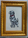 Dalmatian Machine Embroidered Art | Framed Dog Breed Décor