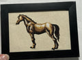 Horse Machine Embroidered Art No. 3 | Framed Breed Décor