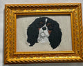 Cavalier King Charles Spaniel — Machine Embroidered Framed Art | Tabletop Decor