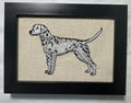 Dalmatian — Machine Embroidered Framed Art | Tabletop Decor
