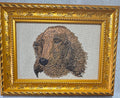 Dachshund Machine Embroidered Framed Art | Tabletop Decor | Dog Lover Gift