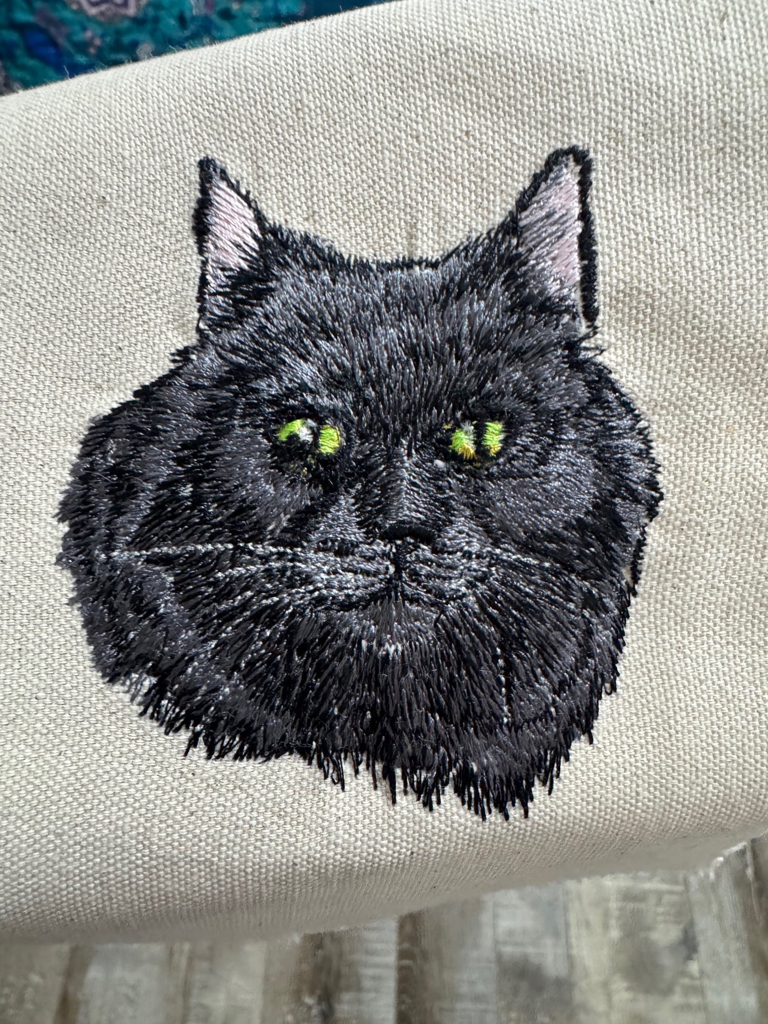 Cat Breed — Machine Embroidered Framed Art | Tabletop Decor